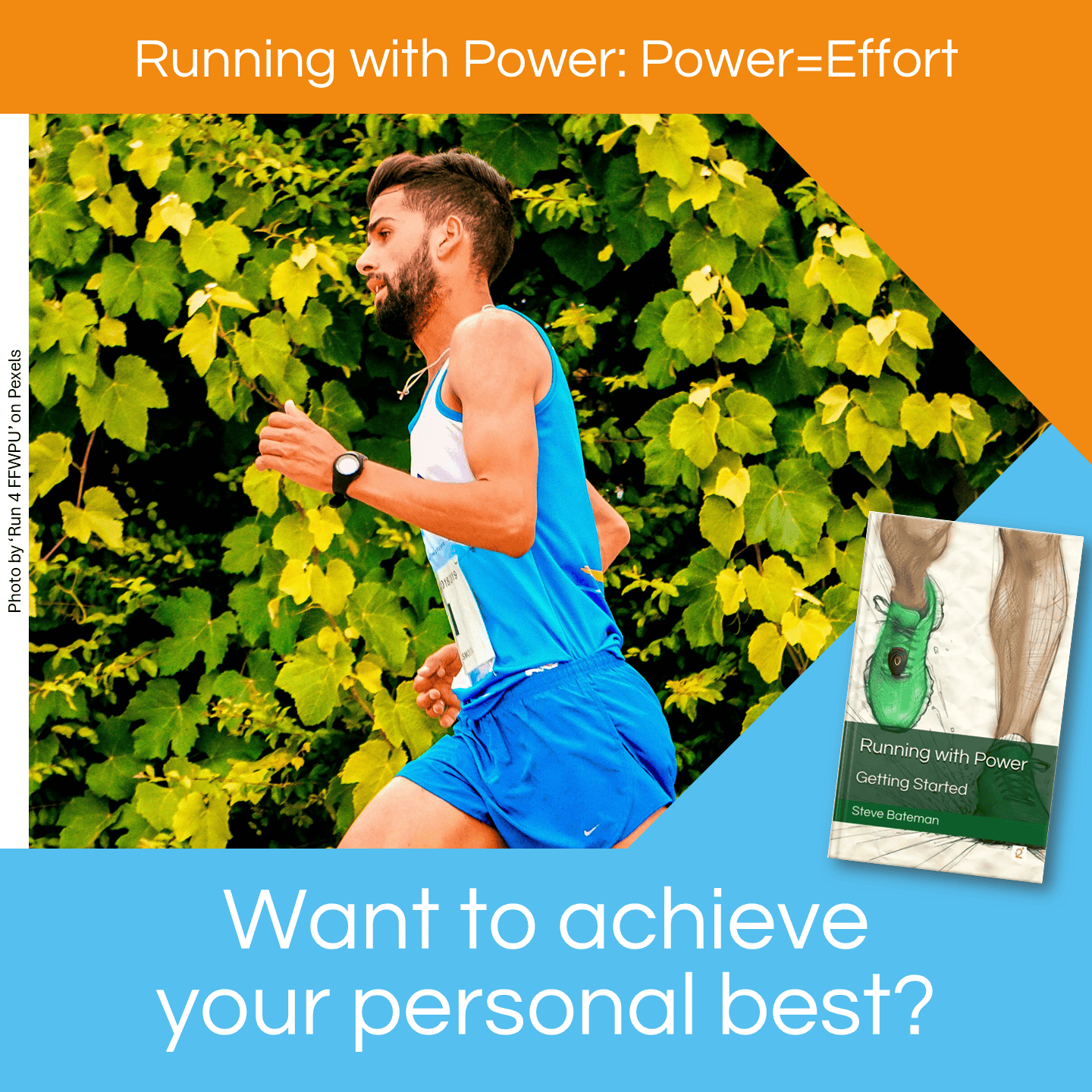 A runner 'Running with Power'