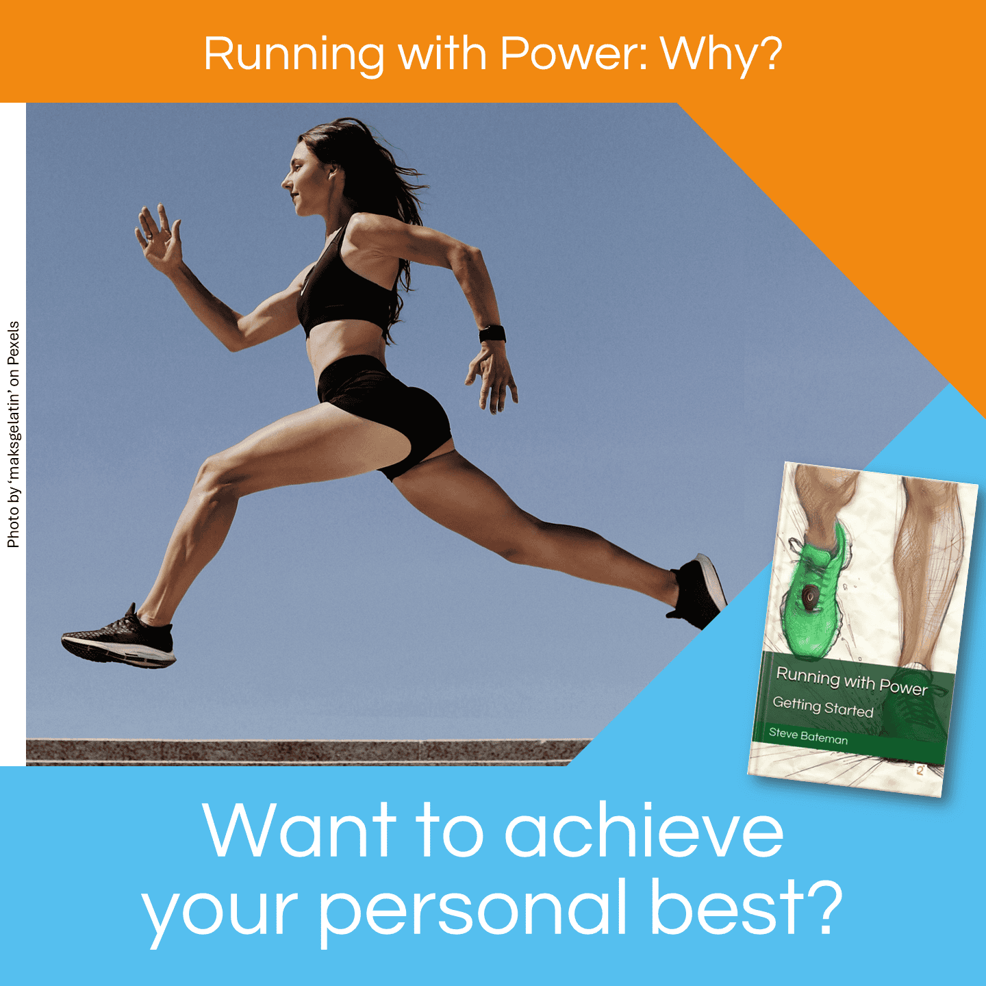 A runner looking powerful