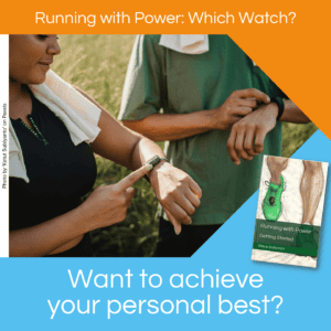 Runners looking at their running watch